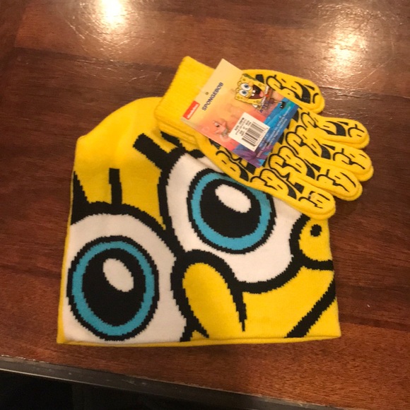 SpongeBob Squarepants Other - Hat and gloves set